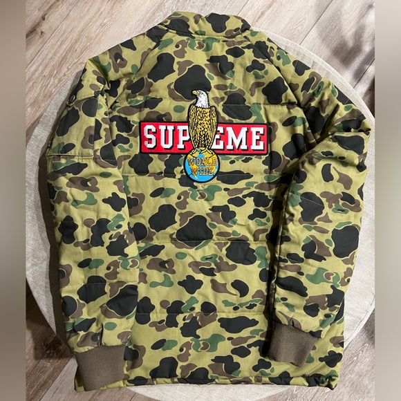 RARE Vintage Supreme FW 2012 Duck Camouflage Jacket - Picture 5 of 7